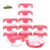 PYGLASSWARE 24 Pack 8oz MINI Glass Food Storage Containers